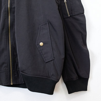 VISION STREET WEAR ワッペンビッグ MA-1 BLACK