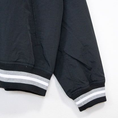 VISION STREET WEAR Nylon Patch Stadium Jacket BLACK