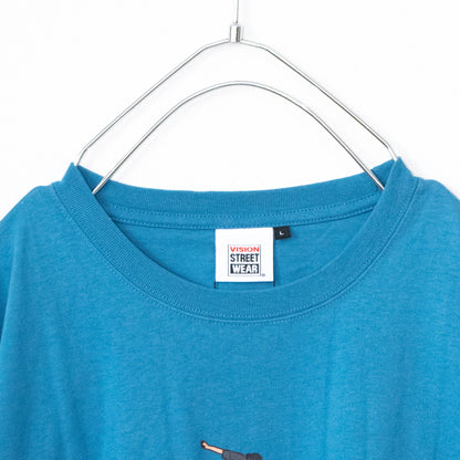 VISION STREET WEAR Ollie Print Oversized T-Shirt BLUE