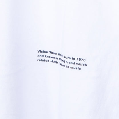 VISION STREET WEAR Ollie Print Oversized T-shirt WHITE