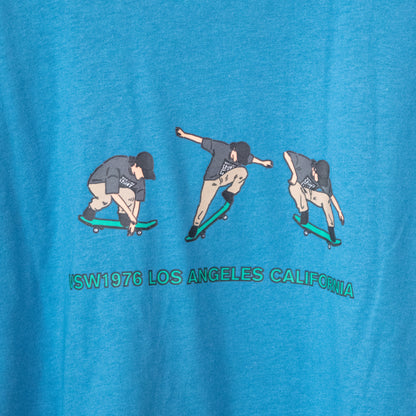 VISION STREET WEAR Ollie Print Oversized T-Shirt BLUE