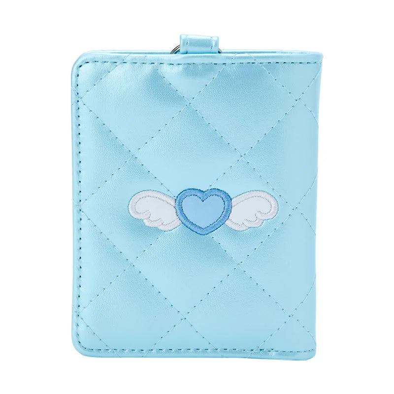 Sanrio Bi-fold Card Case (Dreaming Angel Design Series 2nd Edition) Cinnamoroll BLUE