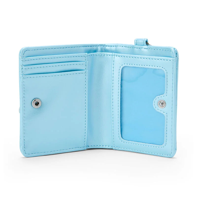 Sanrio Bi-fold Card Case (Dreaming Angel Design Series 2nd Edition) Cinnamoroll BLUE