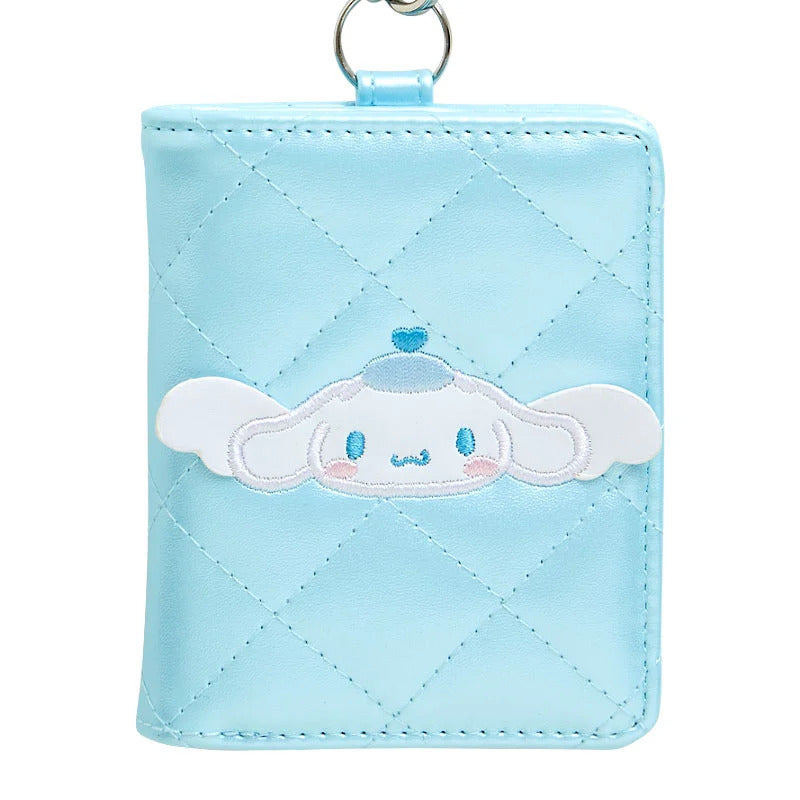 Sanrio Bi-fold Card Case (Dreaming Angel Design Series 2nd Edition) Cinnamoroll BLUE