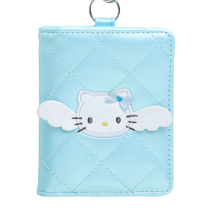 Sanrio Bi-fold Card Case (Dreamy Angel Design Series 2nd Edition) Hello Kitty BLUE