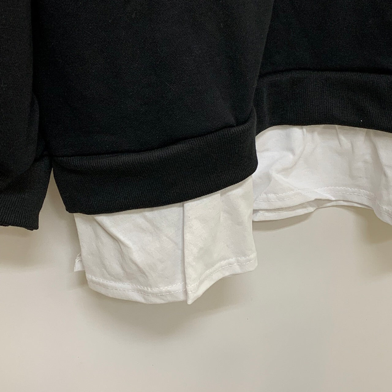 Fake Layered Sweatshirt Pants Set Up - YOUAREMYPOISON