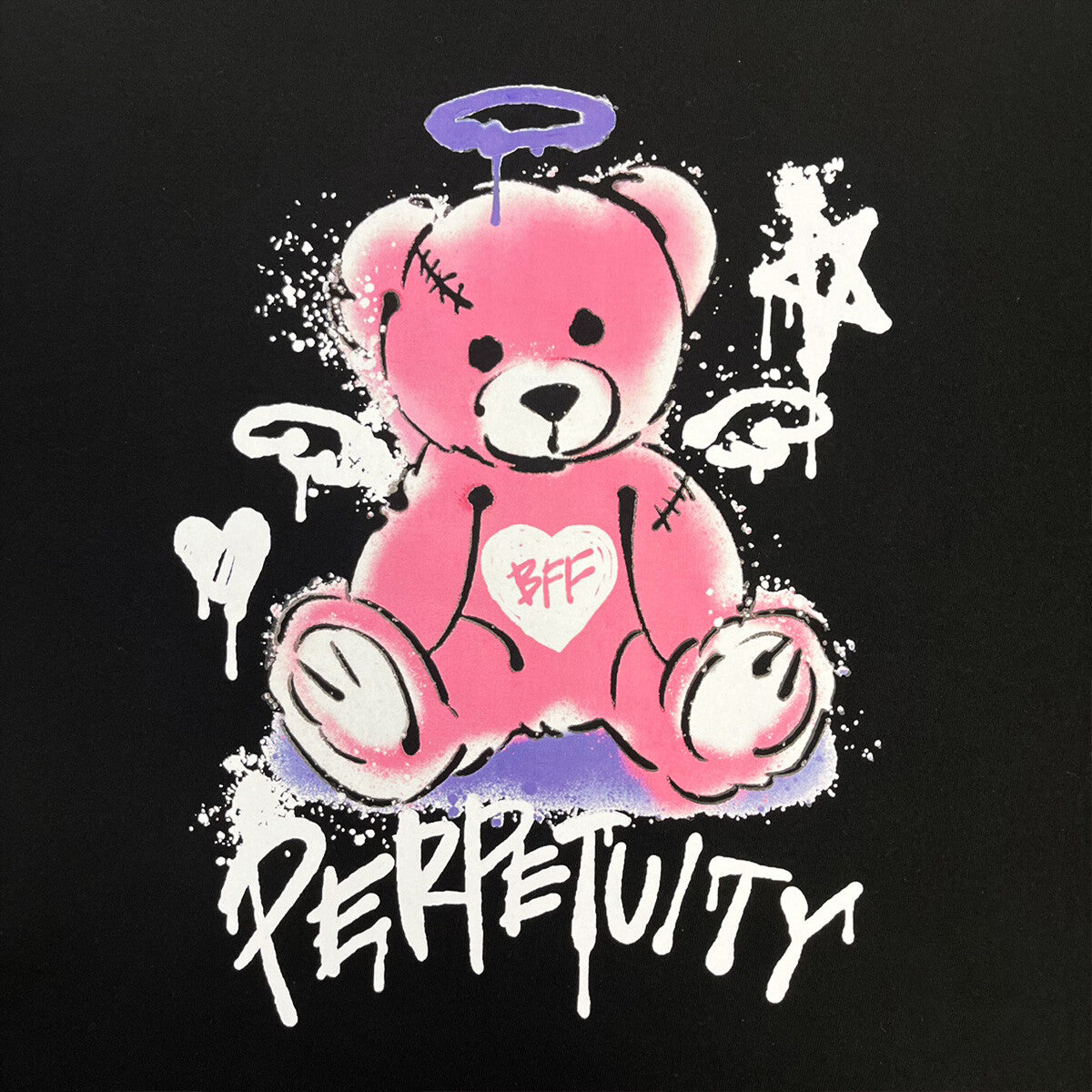 Dark Yamikuma Teddy Bear S/S T-shirt - YOUAREMYPOISON