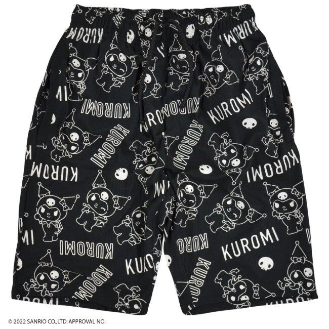 KUROMI Sanrio Dry Waffle T-shirt Shorts Set - YOUAREMYPOISON