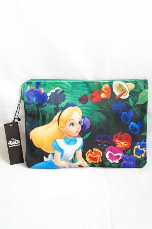 Alice in Wonderland Print Flat bag
