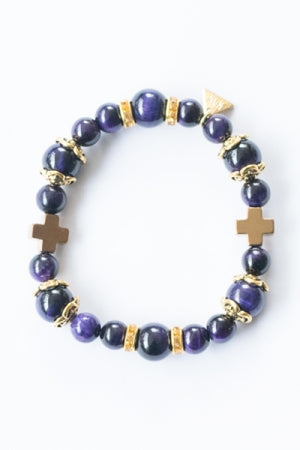 XTS Centered Bracelet (Purple) - YOUAREMYPOISON