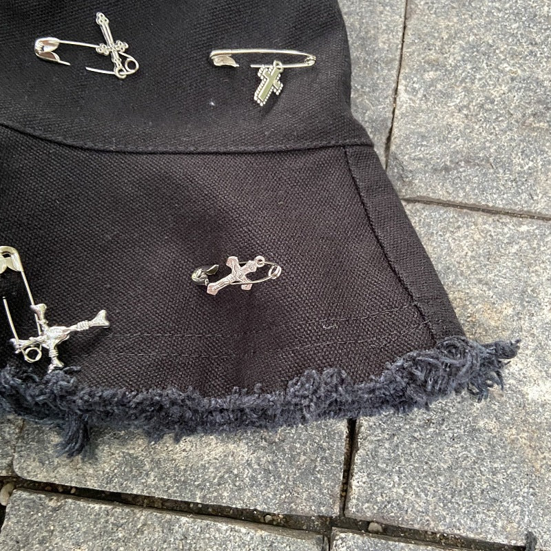 Cross Safe Pins Bucket Hat