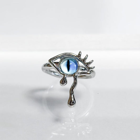 Crying Eye Ring Silver