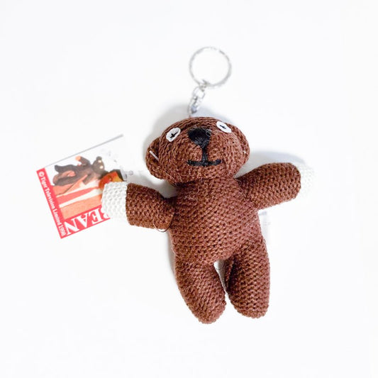 Mr. Bean Bear Plush Keychain