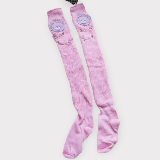 ACDC RAG Pastel Glue Amy Loose Socks Pink