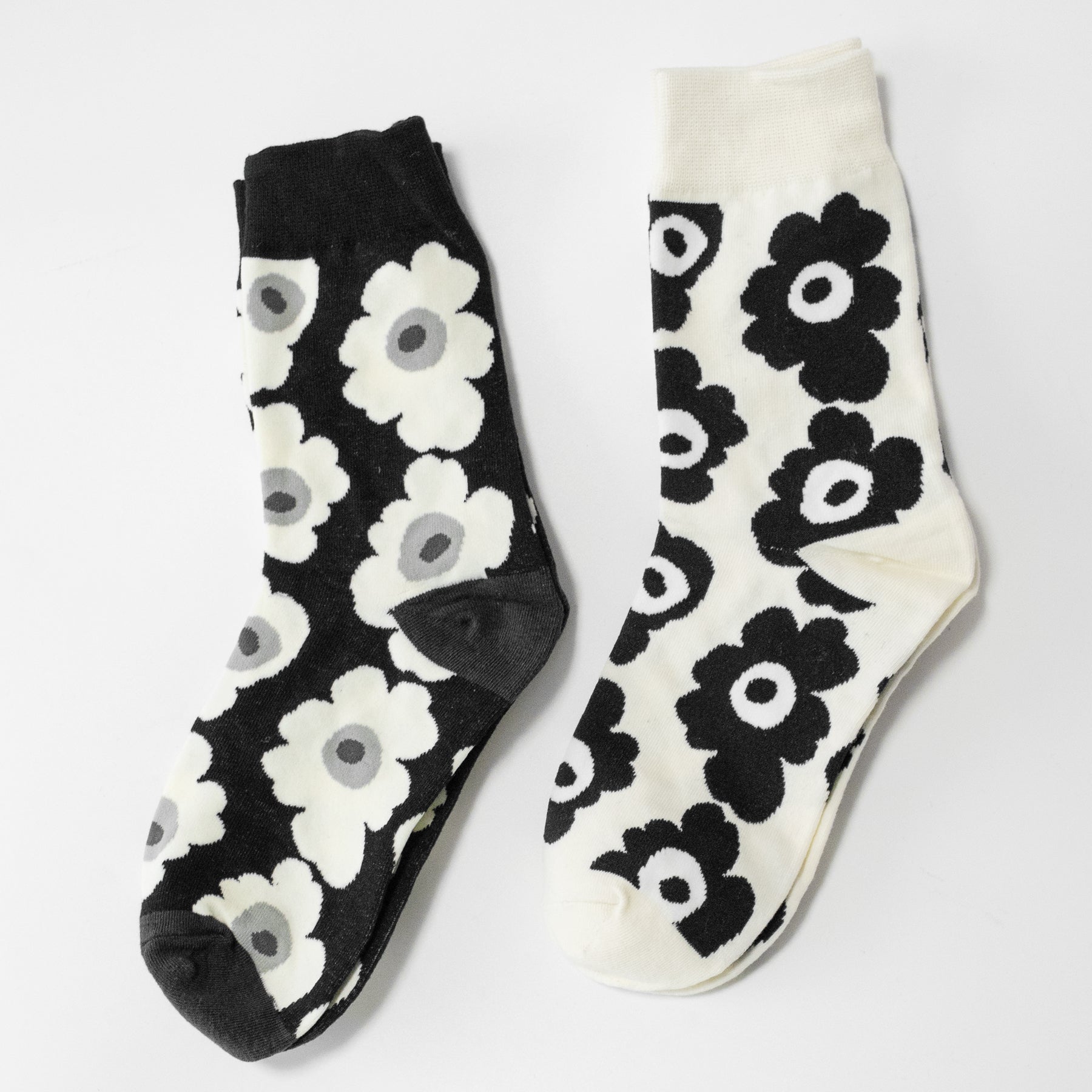 Big Flower Crew Socks - YOUAREMYPOISON