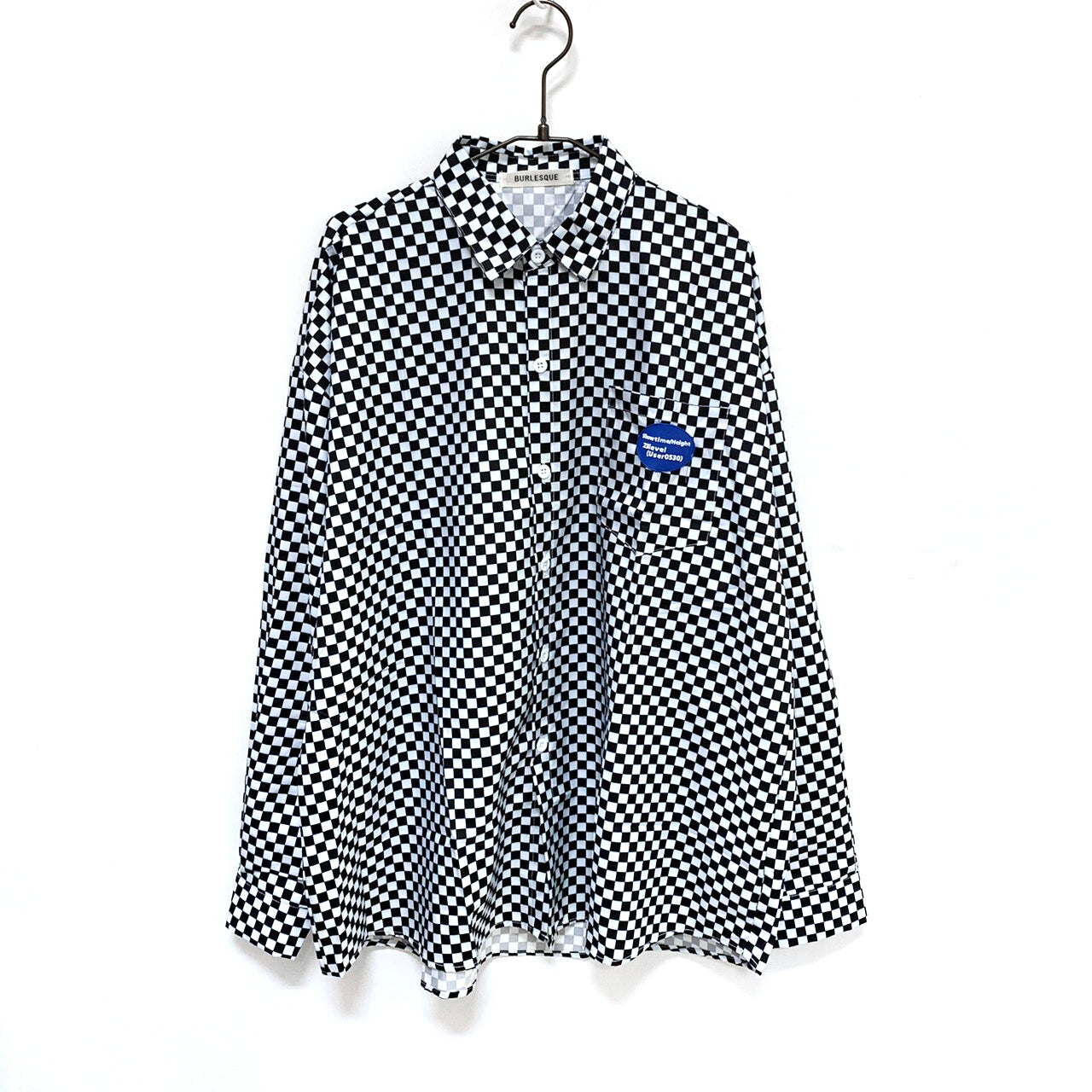 Checker Allover L/S Shirt - YOUAREMYPOISON