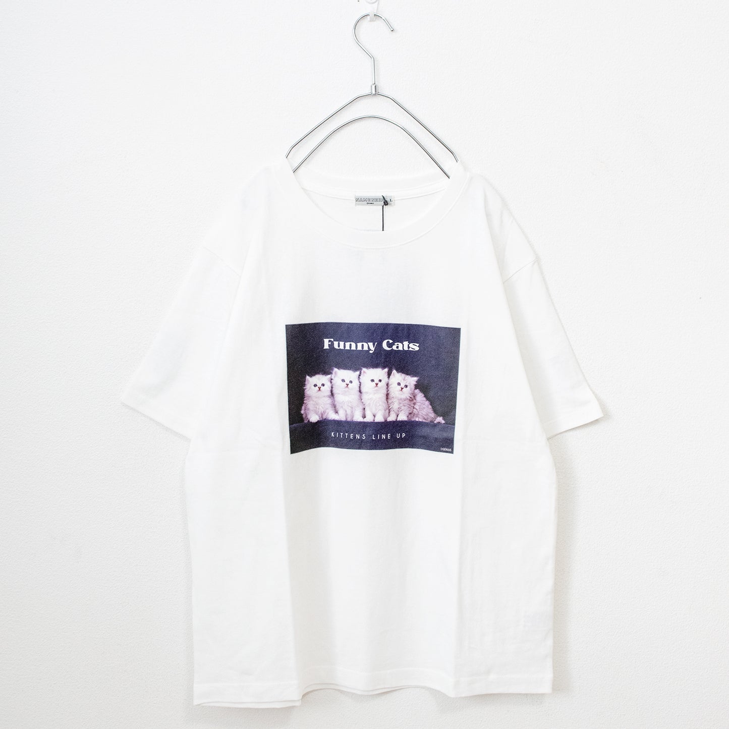 Nameneko Kitty Photo Print S/S T-shirt - YOUAREMYPOISON