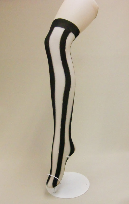 Stripe Fake Knee High Stocking - YOUAREMYPOISON