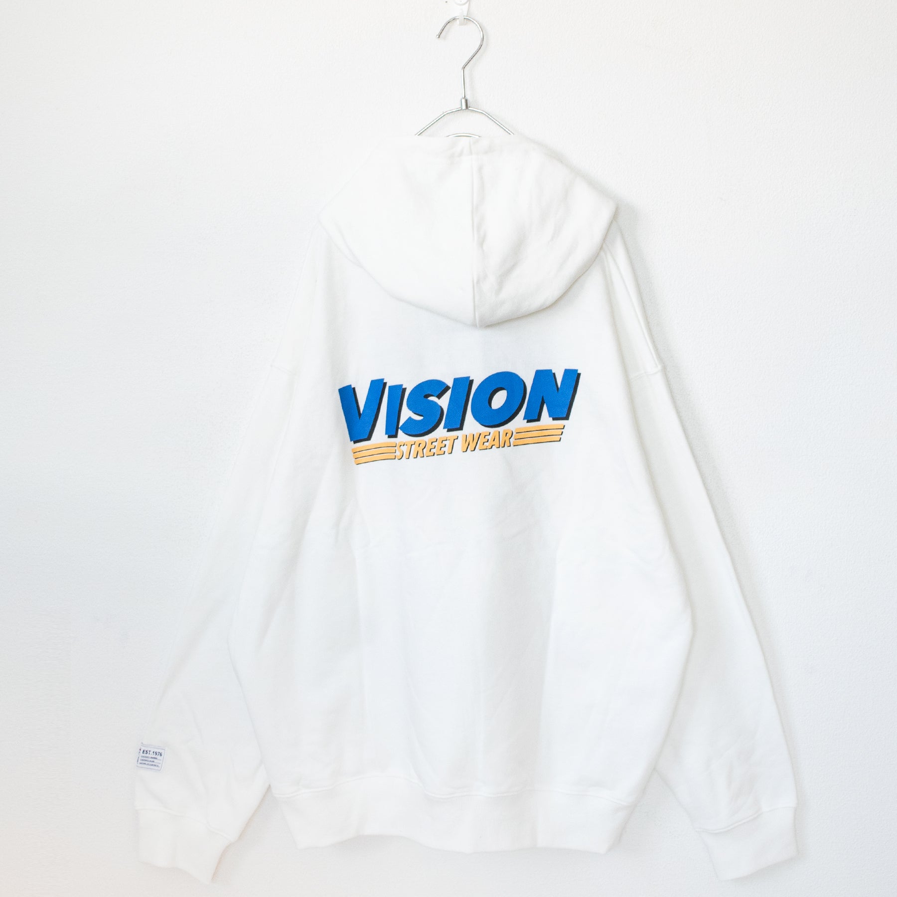 VISION STREET WEAR Skateboard Logo Print Pullover Hoodie - YOUAREMYPOISON