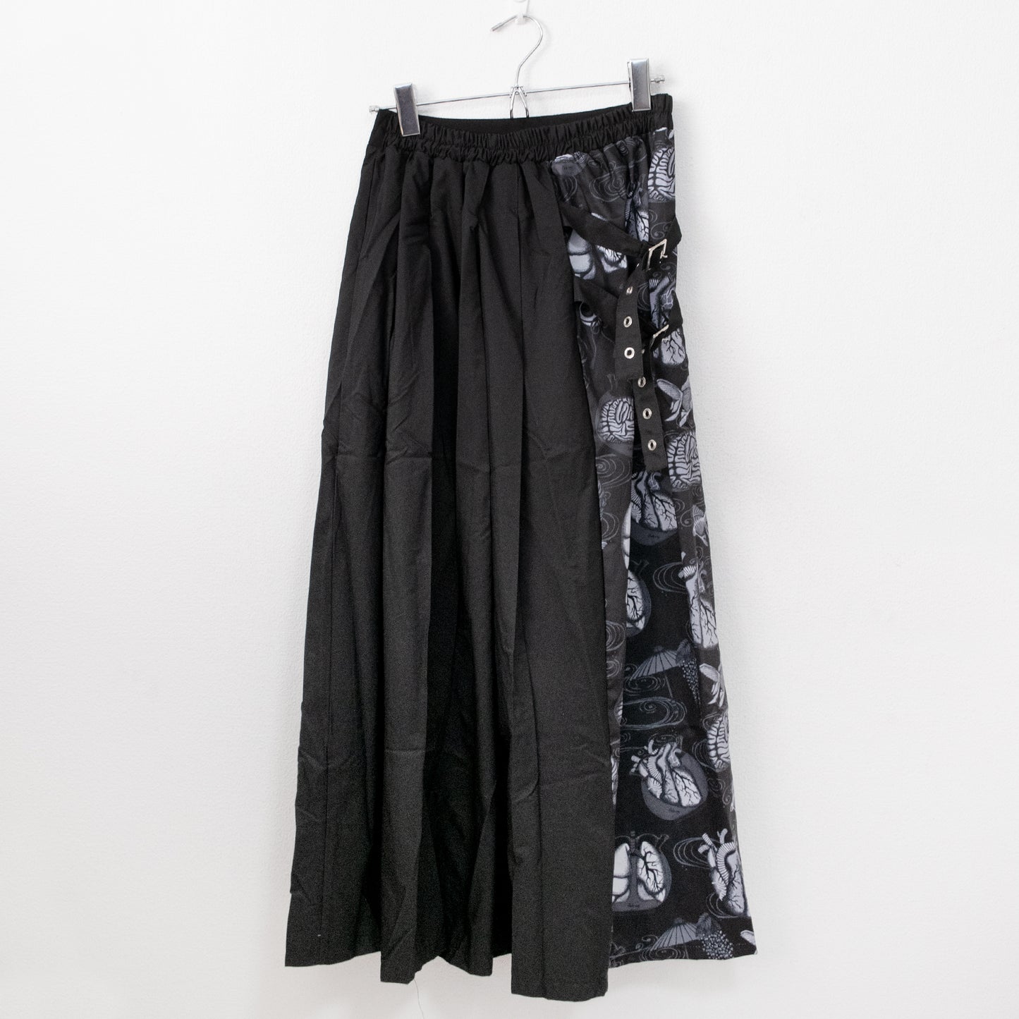 ACDC RAG water pleated long skirt GRAY gray - YOUAREMYPOISON