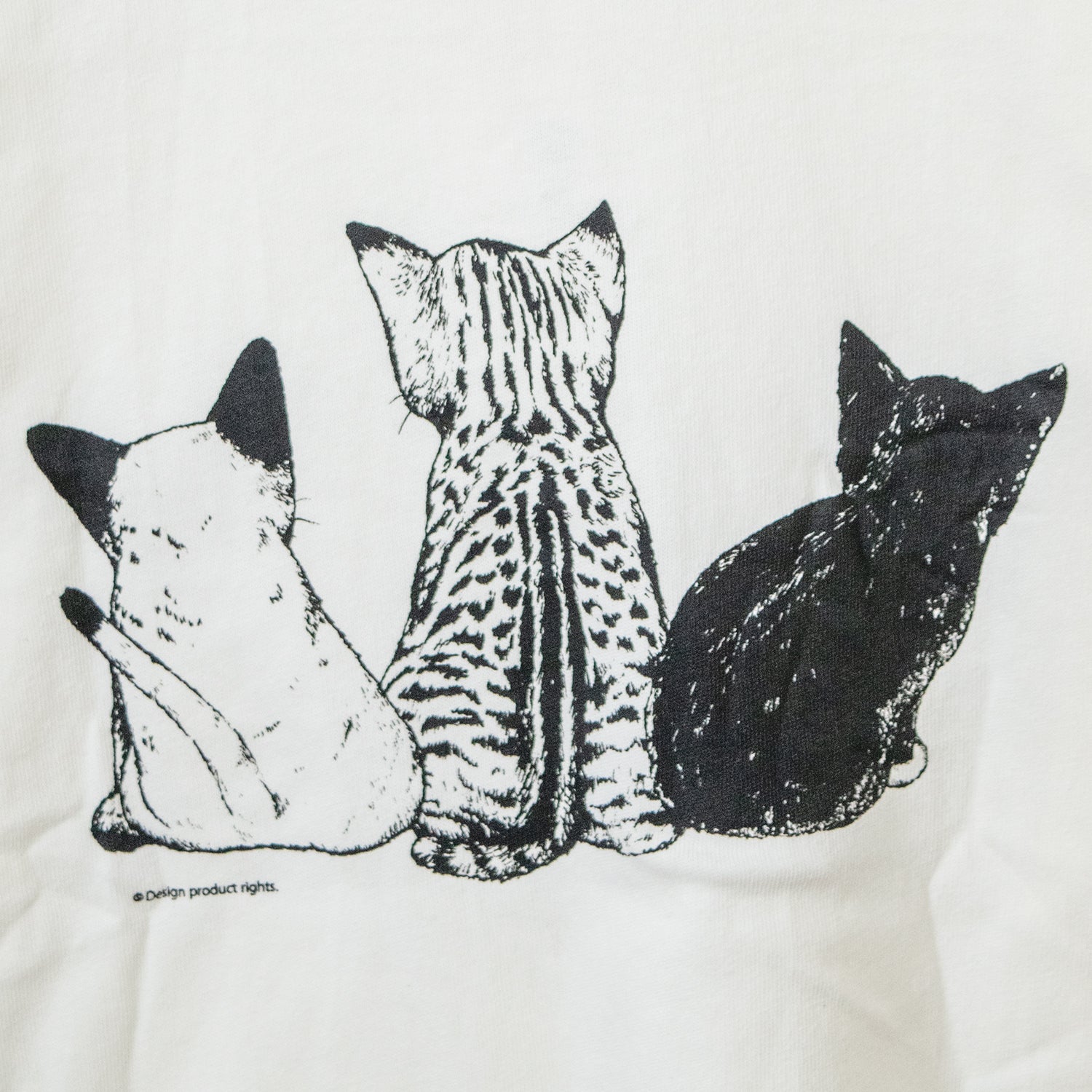 Cat Double Side Print S/S T-shirt - YOUAREMYPOISON