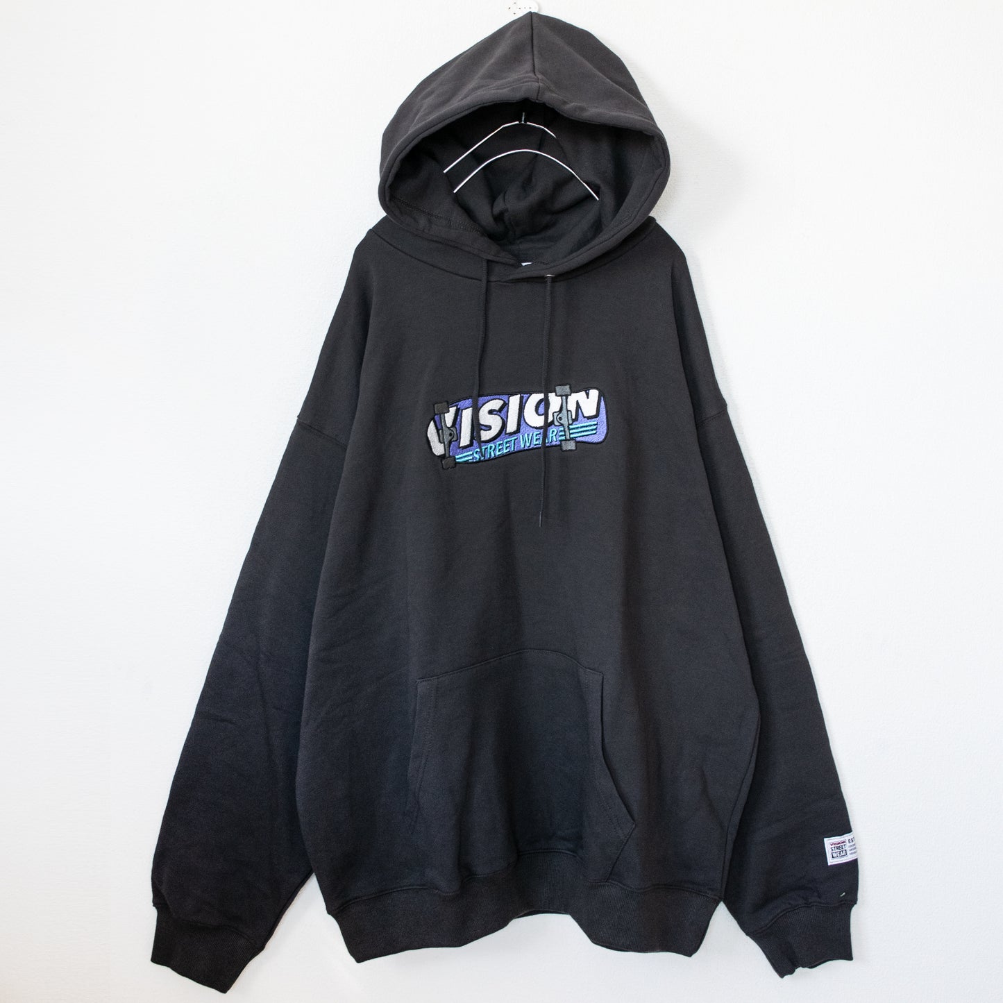 VISION STREET WEAR Skateboard Logo Print Pullover Hoodie - YOUAREMYPOISON