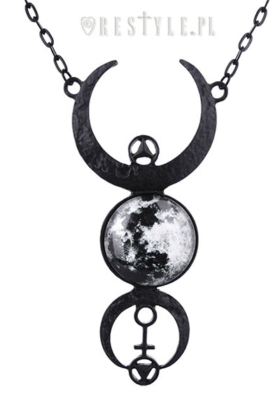 Restyle FULL MOON BLACK NECKLACE - YOUAREMYPOISON