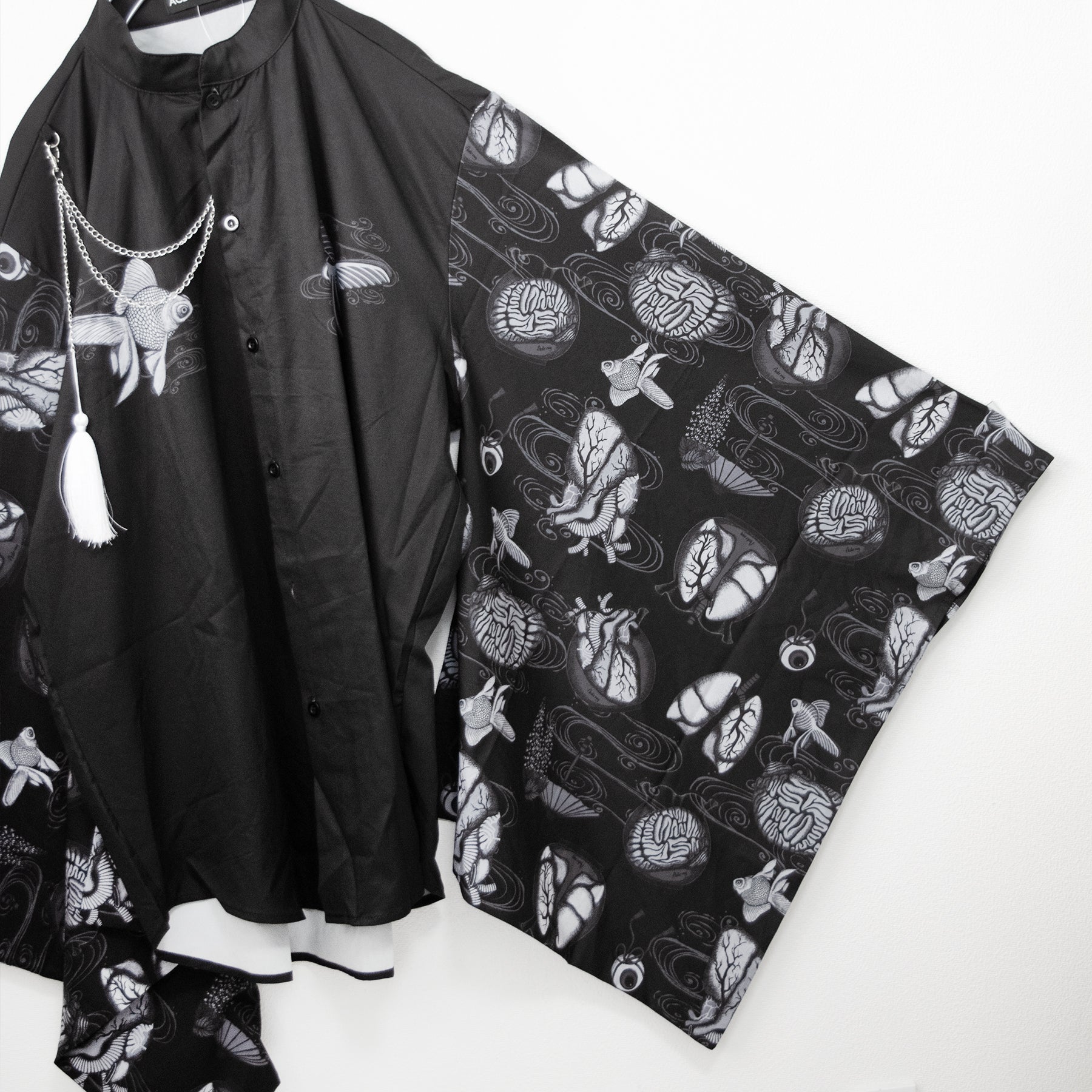 ACDC RAG and Water Kimono Long Sleeve Shirt GRAY Gray - YOUAREMYPOISON