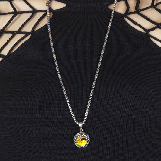 JAWBREAKER All Seeing Necklace (Yellow) - YOUAREMYPOISON