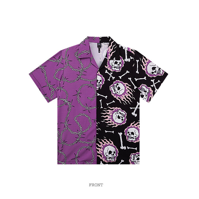 Chain Skull S/S shirt (2 color) - YOUAREMYPOISON