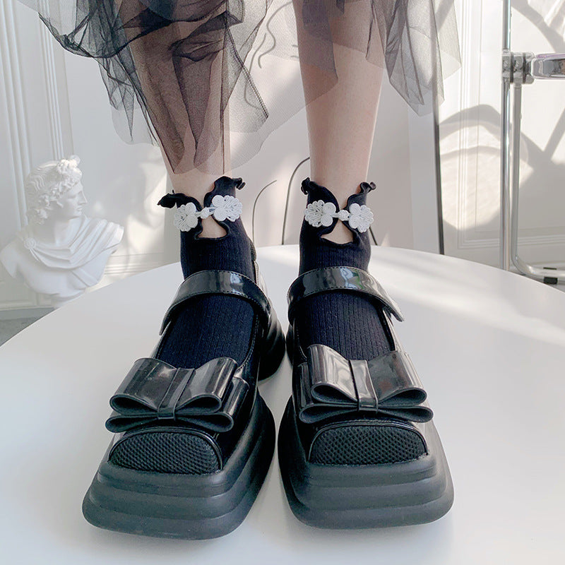 China Button Short Socks - YOUAREMYPOISON