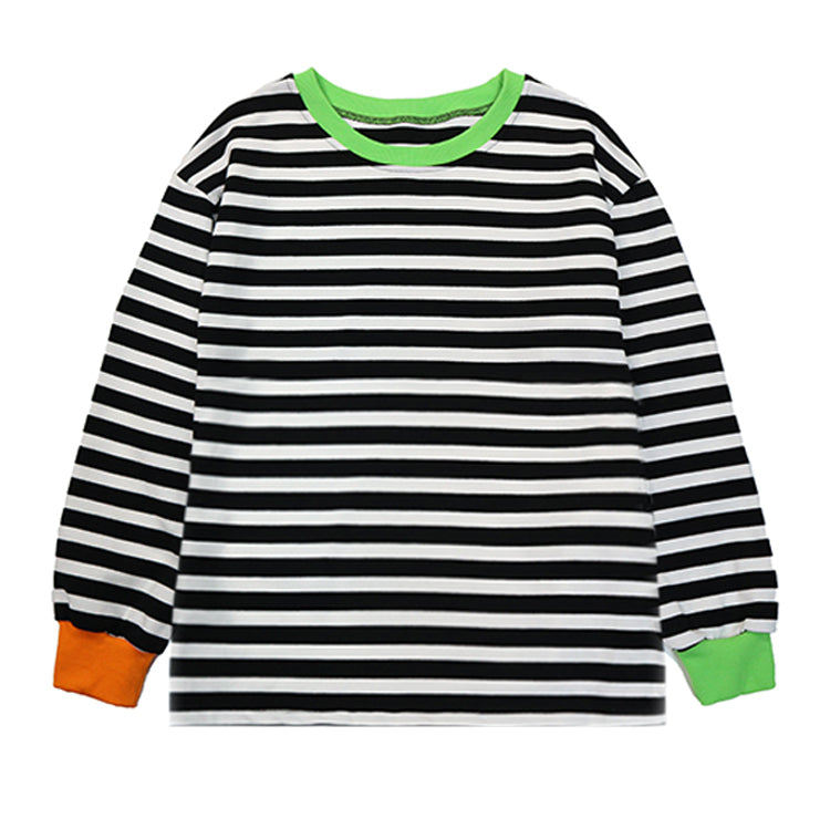 Border Colorful Rib Tops - YOUAREMYPOISON