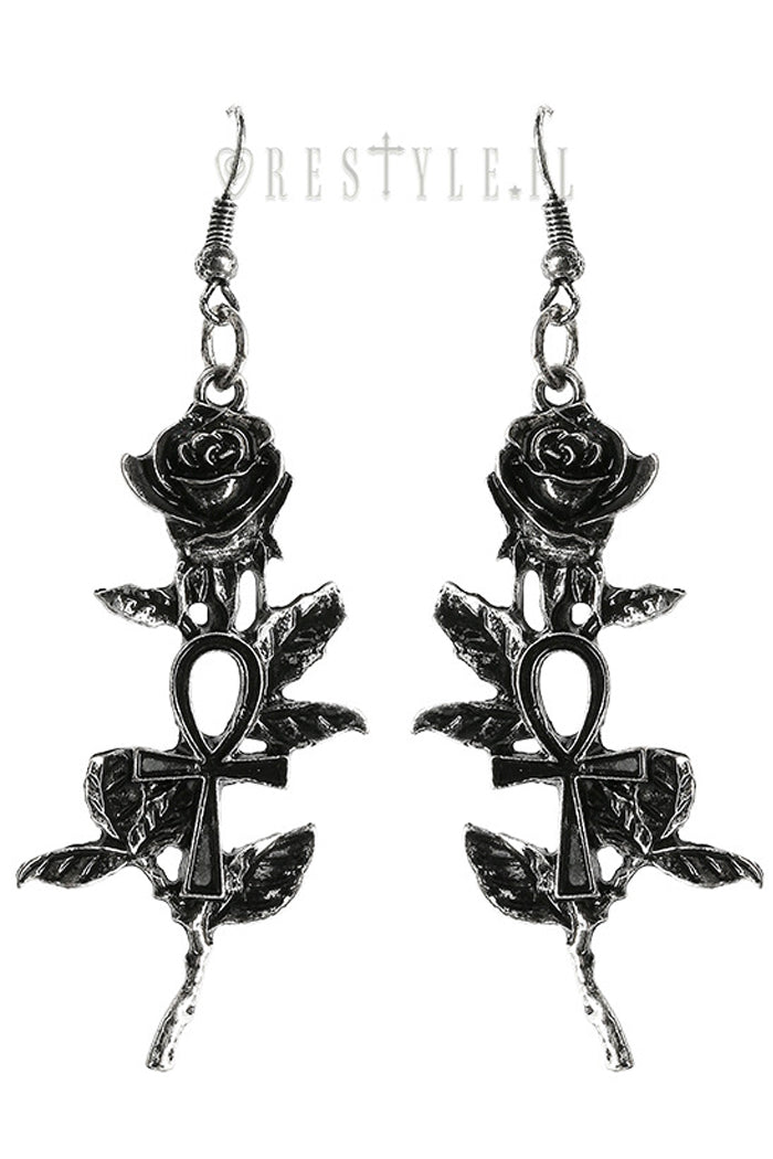 Restyle Gothic Ankh Roses Pierce (2 Colors) - YOUAREMYPOISON
