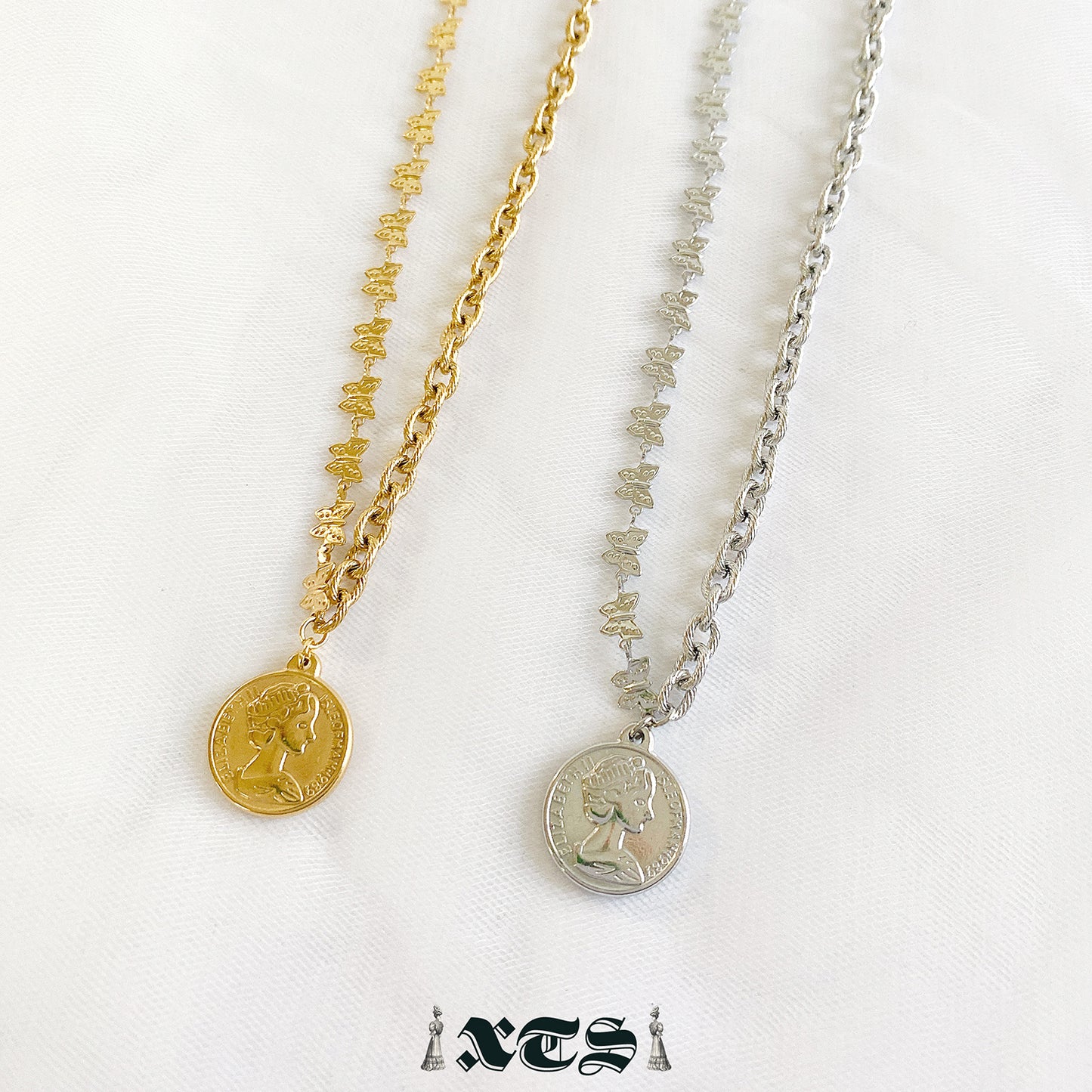 Coin Pendant Choker - YOUAREMYPOISON