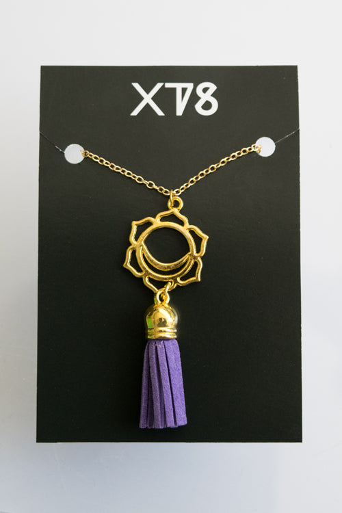 XTS Flower Tassel Necklace (2 Colors) - YOUAREMYPOISON