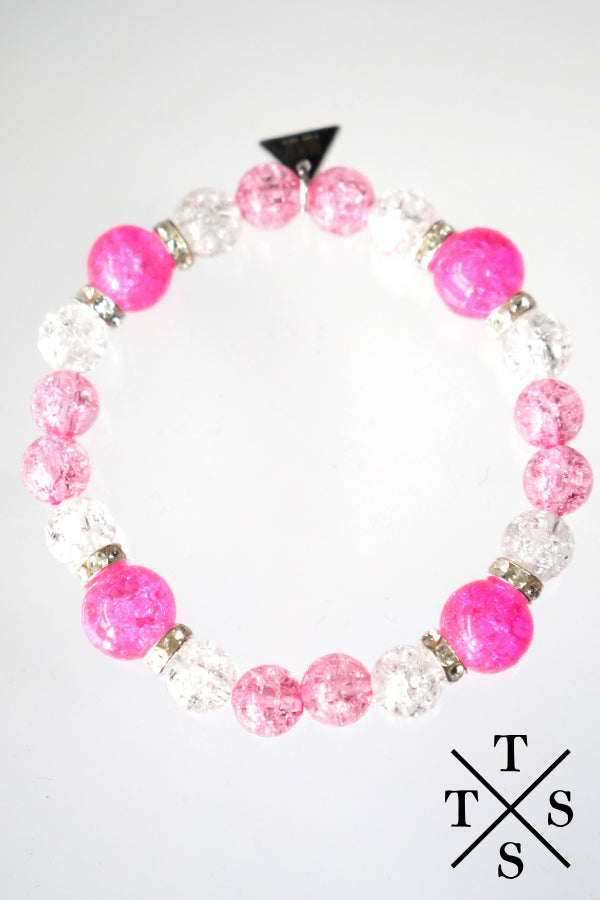 XTS Crack Pink Bracelet - YOUAREMYPOISON