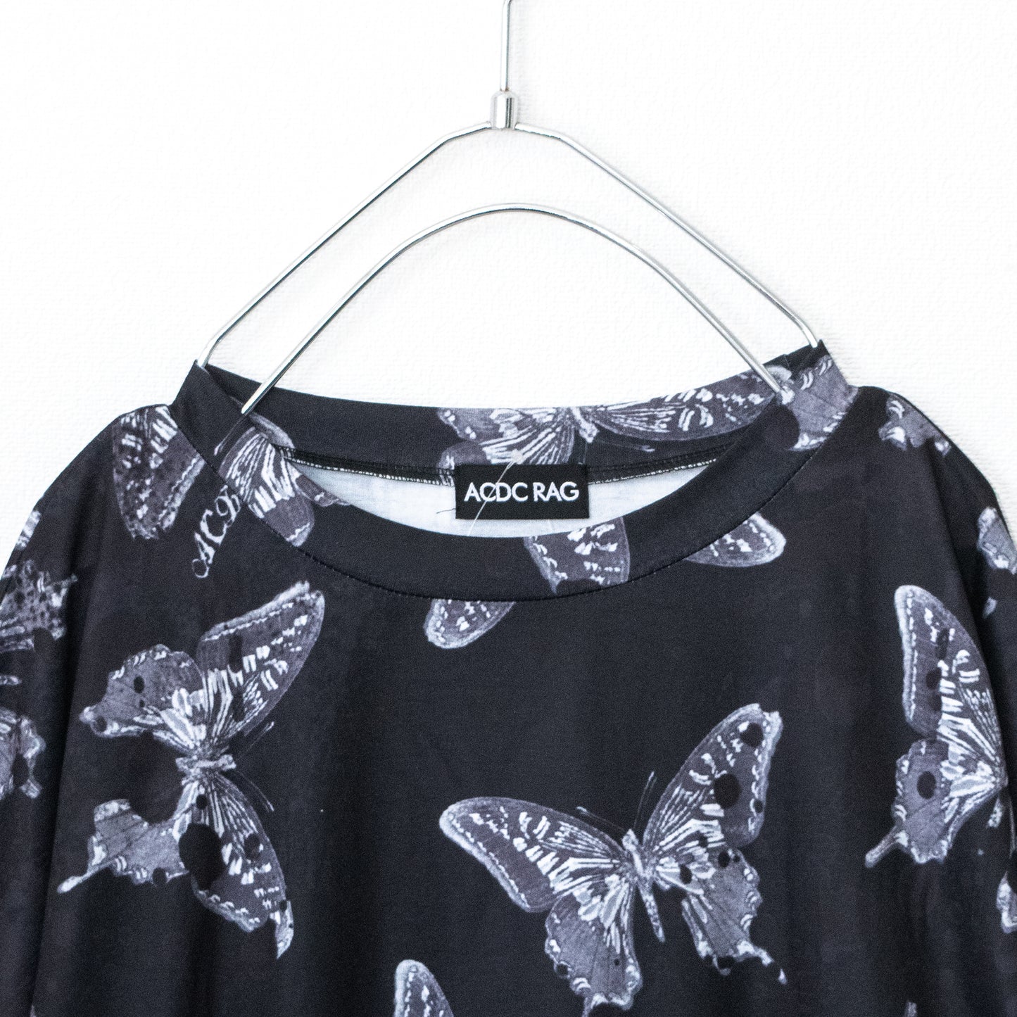 ACDC RAG Butterfly Huge S/S T-shirt (2 color) - YOUAREMYPOISON