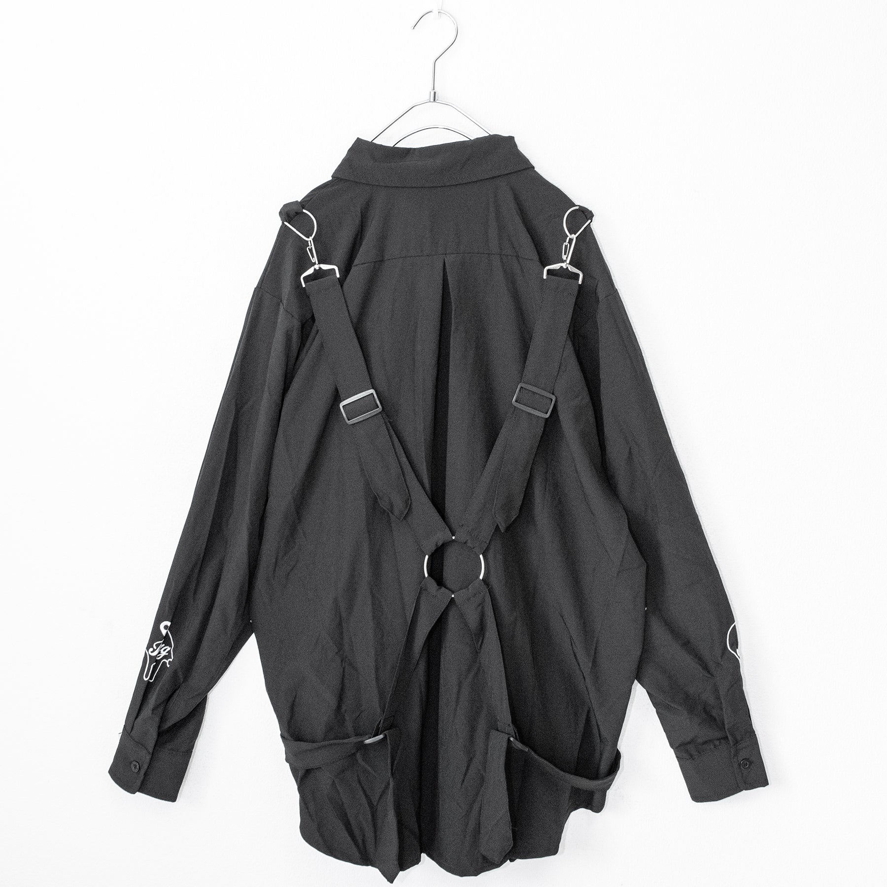 ACDC RAG Drip Parachute Harness L/S Shirt Black - YOUAREMYPOISON