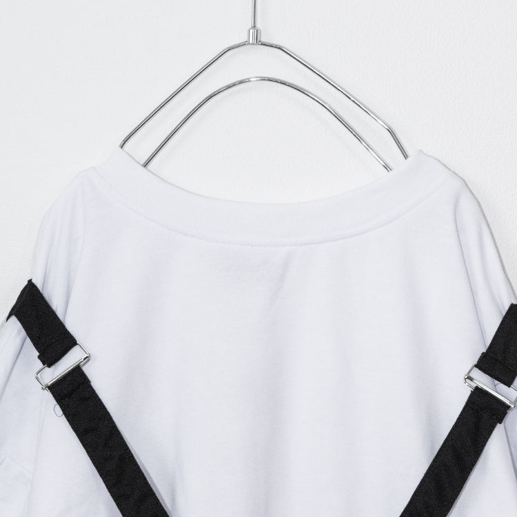 ACDC RAG Parachute Harness S/S Sweatshirt (White) - YOUAREMYPOISON
