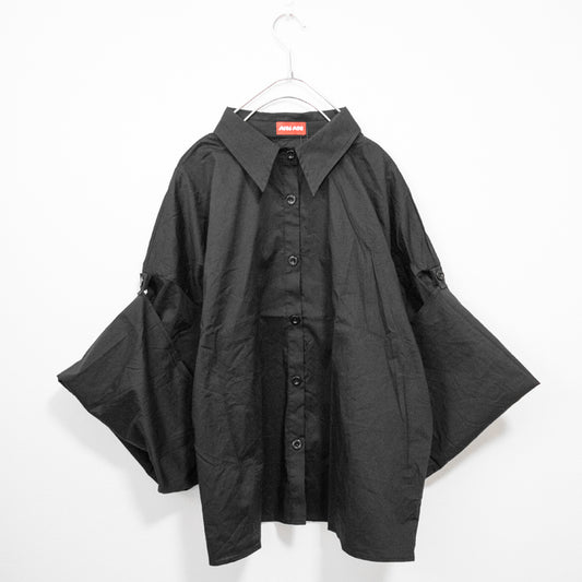 ACDC RAG Kimono Sleeve Shirt Black - YOUAREMYPOISON