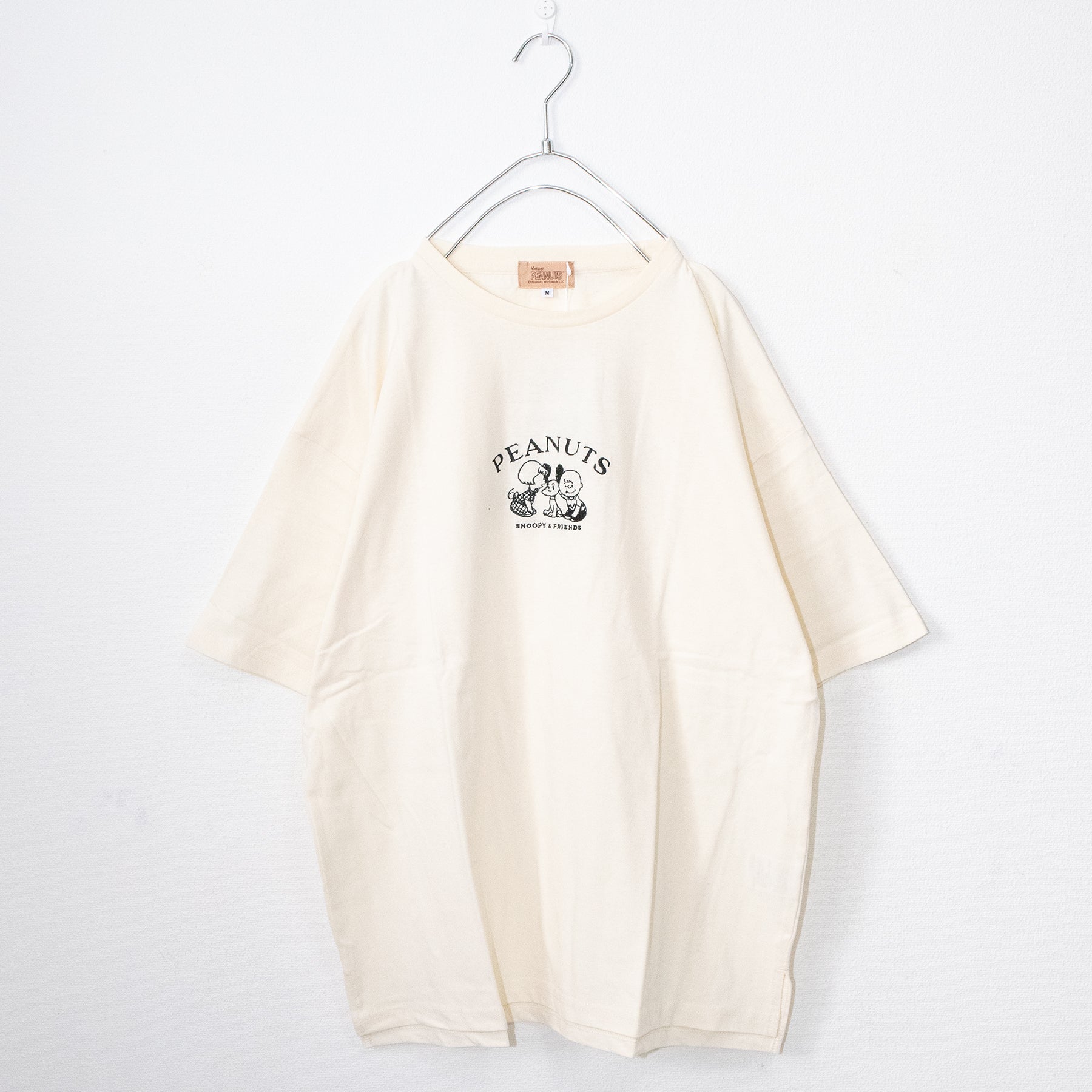 Snoopy Embroidery S/S T-shirt (White) - YOUAREMYPOISON
