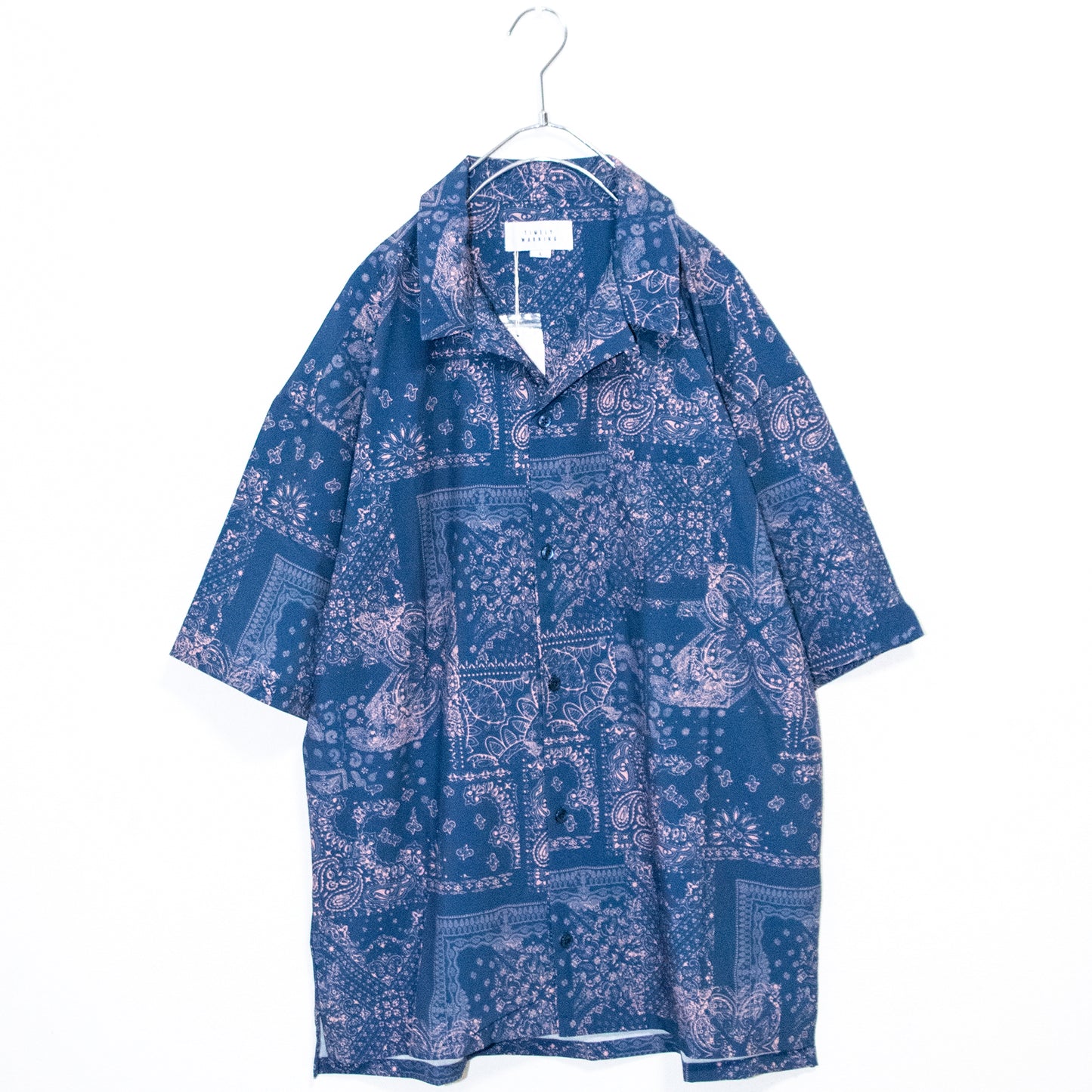 Bandana Open Collar S/S Shirt (2 color) - YOUAREMYPOISON