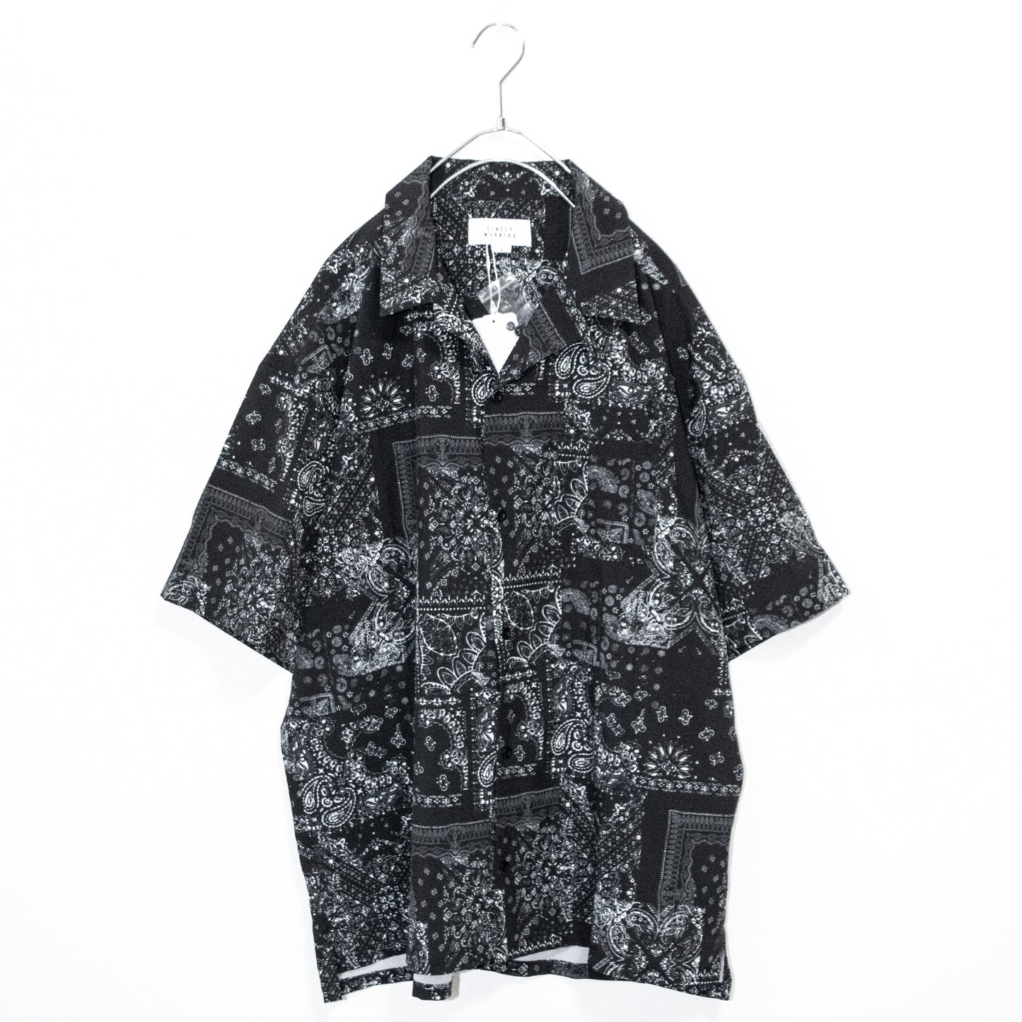 Bandana Open Collar S/S Shirt (2 color) - YOUAREMYPOISON