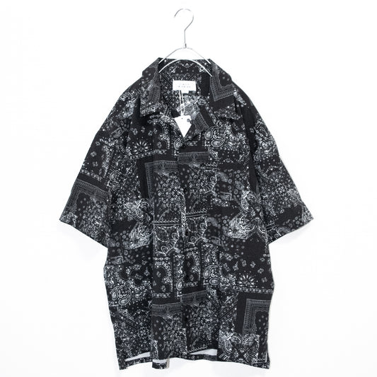 Bandana Open Collar S/S Shirt (2 color) - YOU ARE MY POISON