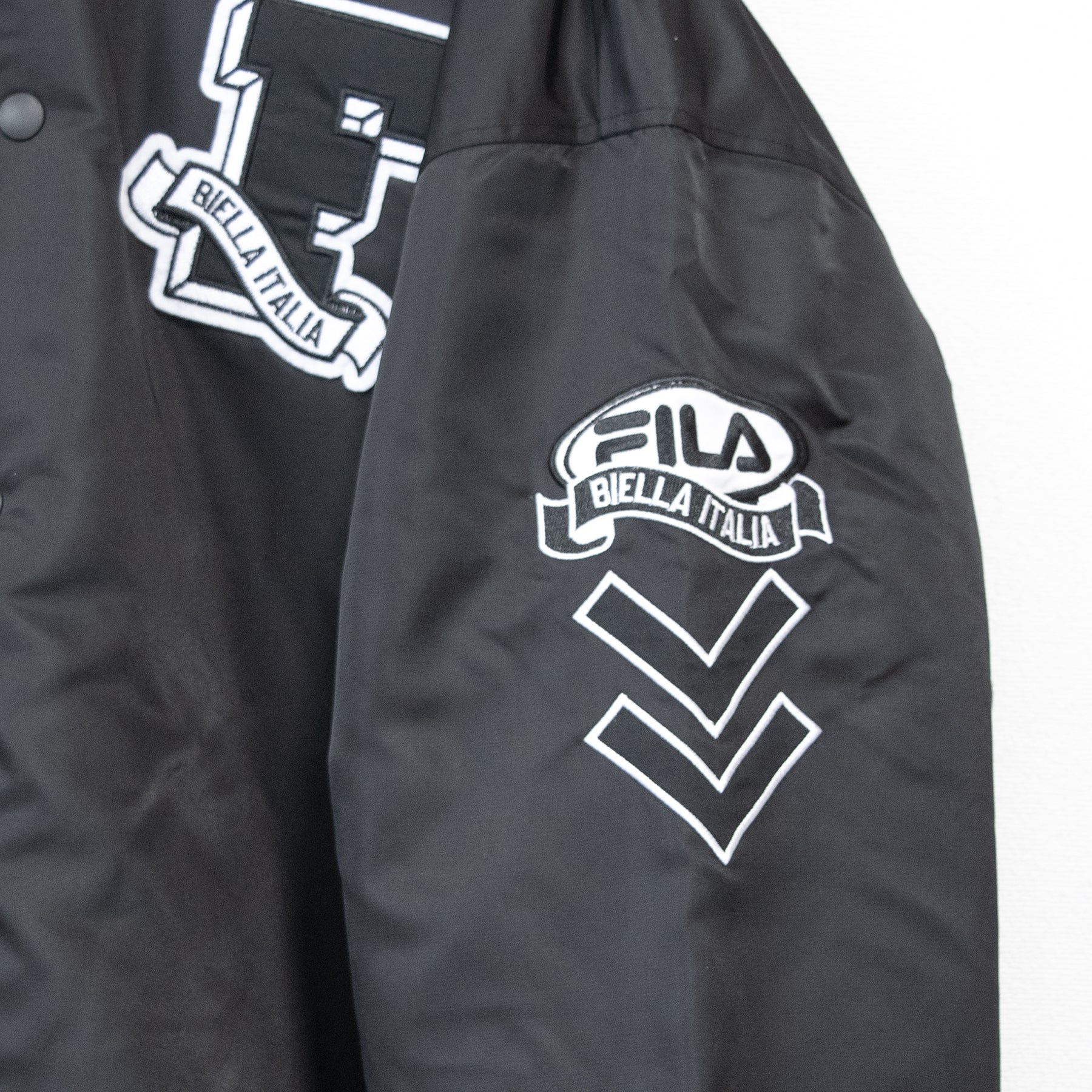 FILA Award jacket Blouson Stadium Jacket Black - YOUAREMYPOISON