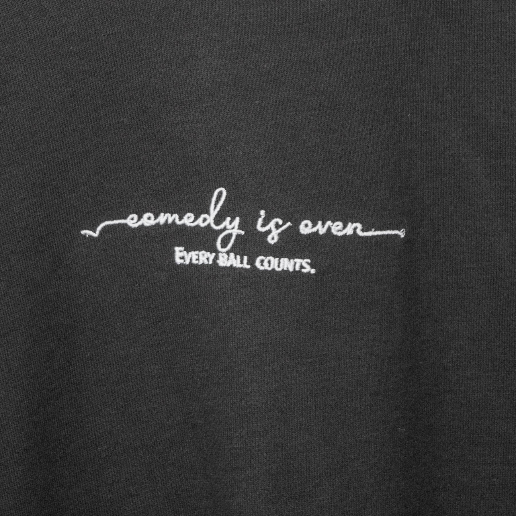 Logo Embroidery Frill Rib Sweatshirt - YOUAREMYPOISON