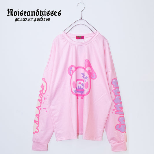 ACDC RAG Pastel Gloomy L/S T-shirt (Pink) - YOUAREMYPOISON