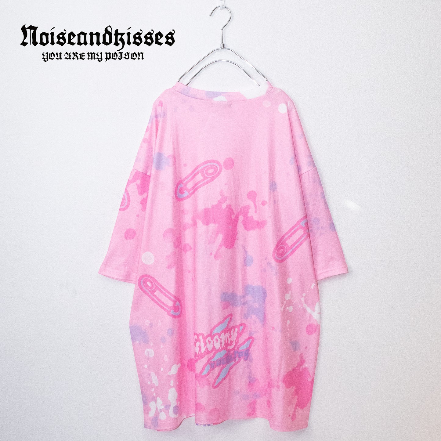 ACDC RAG Pastel Gloomy Huge T-shirt (Pink) - YOUAREMYPOISON