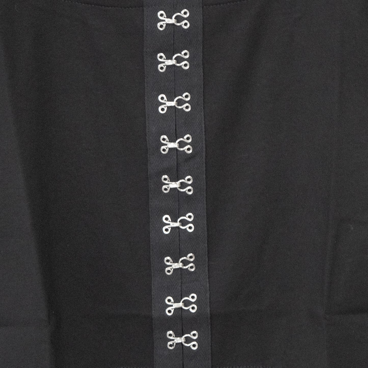 Front Hooks S/S T-shirt Black - YOUAREMYPOISON