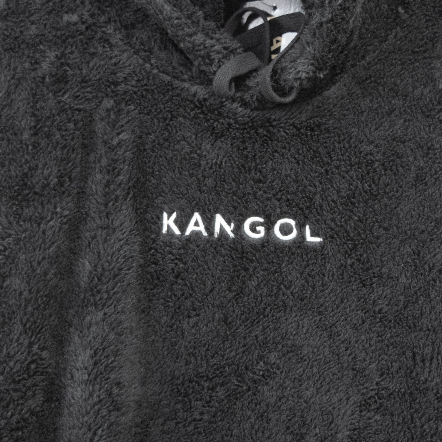KANGOL KG Logo Embroidery Boa Hoodie - YOUAREMYPOISON